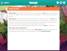 Tablet Screenshot of blontkappers.nl
